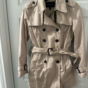 Banana Republic Tan Trench Coat Classic Style
